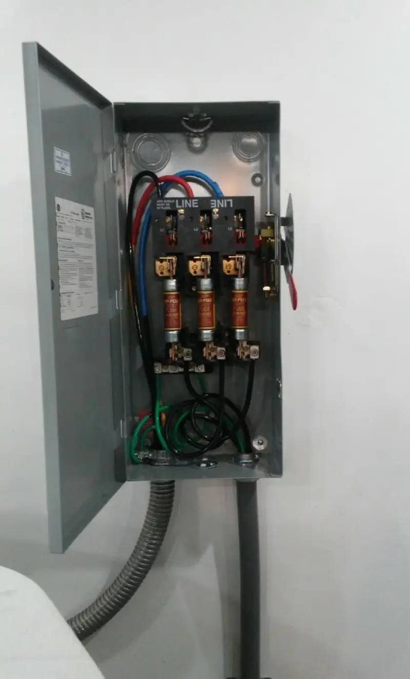 Three-phase disconnect switch installed for Electrical Wiring & Rewiring in Brigham City